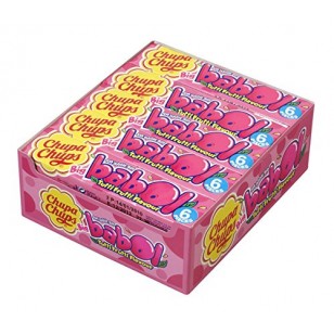 Chupa Chups Babol Soft Bubble Gum Tutti Frutti Flavour (Box of 20) 